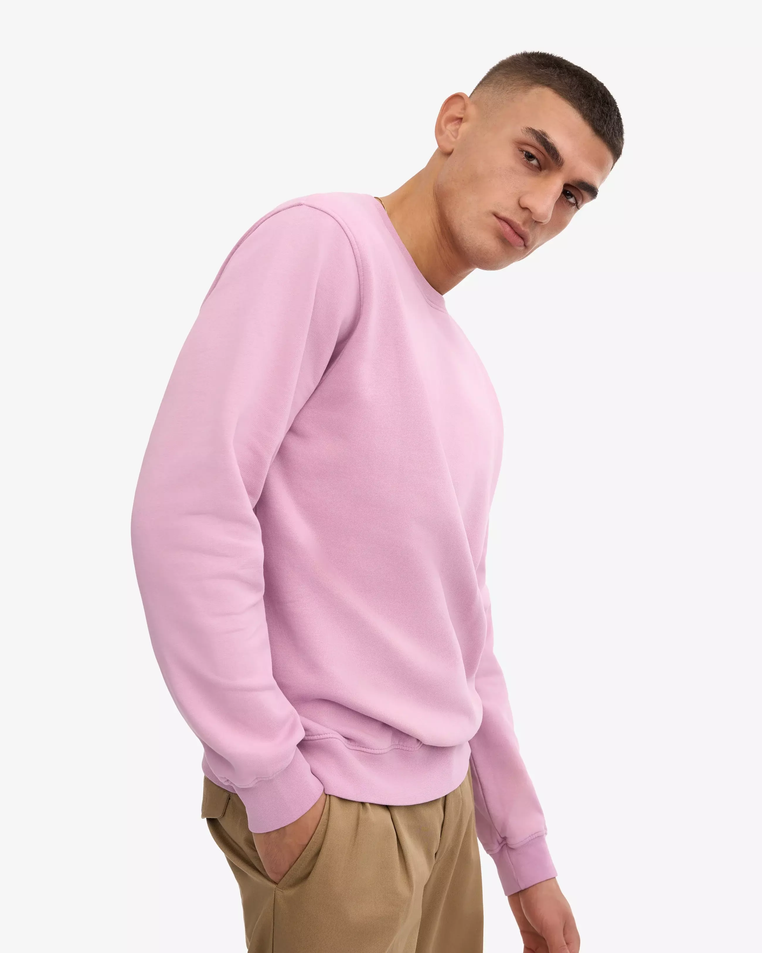 Colorful Standard Classic Organic Crew Sweatshirt Herren Cherry Blossom
